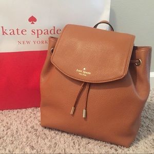 NEW Kate Spade Small Breezy Leather Backpack